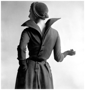 Barbara Goalen icon vestido de Christian Dior. Fotogafía de Clifford Coffin, Paris, 1948