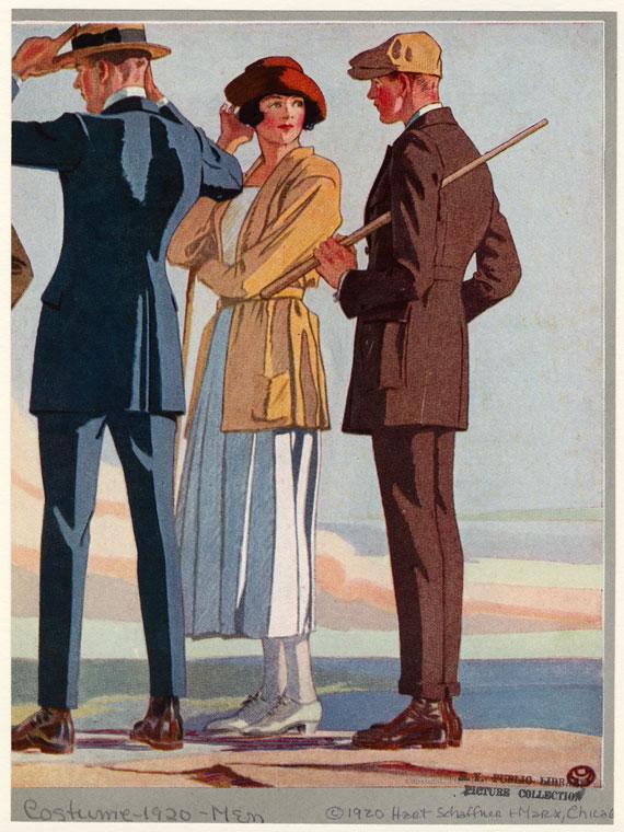El TRAJE BURGUÉS MASCULINO. La 'Jazz Era' (1920-1929). La ropa sport |  VESTUARIO ESCÉNICO