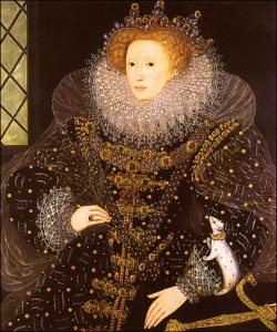 1585.Nicholas Hilliard. La reina Isabel I